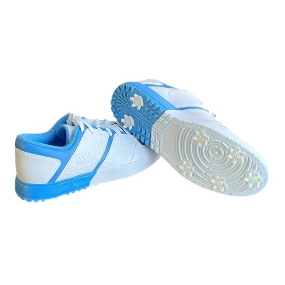Nike Air Jordan NU Retro 1 Low G Golf UNC White-Univ Blue Size 9 & 11 FZ4153-101 - Picture 1 of 12